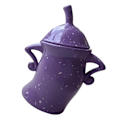 Miniatyrbilde 4 av 8: Kanister med holdning, fallbestandig PVC-holdbarhet, matbeholdere med lokk, skrivebordskopp-ornament for Halloween, lilla