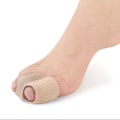 Miniatyrbild 2 av 5: 4-pack Silikon Gel Tåavståndare Hallux Valgus Korrigerare för Överlappande Tår Bekvämt Mjukt Gel Foder