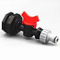 Miniatyrbillede 2 af 3: 1000 Liter IBC Vandtank Med S60x6 Adapterventil Og 3/4(hane Kun)c5 -CHSZ