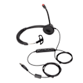 Miniatyrbild 2 av 8: USB Business Headset Enkelsidiga hörlurar Stöder Högtalarvolymjustering Mic Mute Volym One Key Mute