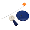 Miniatyrbillede 8 af 8: Isfiskeri Tip Up Flag Kit Bærbar Vinterfiskeri Stang Indikator Flag Flydende Base Grej