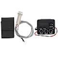 Miniatyrbilde 1 av 8: Gitarforforsterker 3-segmenters pickup equalizer LCD-skjerm musikkinstrument tilbehør