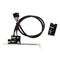 Pikkukuva 3 / 8: M.2 PCI E Gigabit Ethernet -kortti 1000Mbps Kultapinni Vakaa Yhteys MINI PCI Express Ethernet -kortti RJ45 LAN NIC -kortti PC:lle