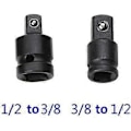 Miniatyrbilde 2 av 5: 6 Deler Serie Impact Reduserer & Pipeadapter Pipenøkkel 1/4 1/2 3/8 3/4 Luftskralle