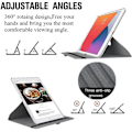 Miniatyrbild 5 av 5: 2025 Ny iPad 6:e Generationens Fodral, iPad 5:e Generationens Fodral, iPad Air 2 360 Vridbart Fodral, Smart Roterande iPad Skyddande 9,7 tums Modell