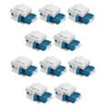 Miniatyrbilde 1 av 5: LC Fiber Optisk Adapter LC til LC Duplex Multimode F/F Keystone Kobling