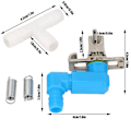 Miniatyrbillede 2 af 6: Kanin Nipple Drinker Feeder: Automatisk vandingssystem med T-stik