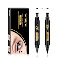 Pikkukuva 6 / 8: Kaksipuolinen vasen ja oikea nestemäinen eyeliner-kynä, vedenpitävä ja tahraamaton eyeliner, loistava lahja ystäville