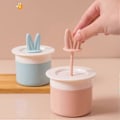 Miniatyrbilde 3 av 3: Ansiktsrenseartikler Bobleskummer Skummende Kopp Bærbar Skummaskin, Lyseblå og Hvit_SZXM