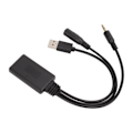 Pikkukuva 2 / 8: Ammattimainen auton Bluetooth 5.0 Aux-kaapeli USB-sovitin mikrofonilla Hyundai-autoihin