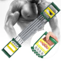 Miniatyrbillede 6 af 8: Spring Steels Fitness Dual Use Chest Expander Arm Brystudvikler Træningsudstyr