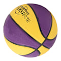 Miniatyrbilde 3 av 8: Gummi Basketball Gummi Gul Lilla Mjuk Beröring Lätt Att Greppa Sport Basketboll för Barn Ungdom Pojkar Flickor Storlek 7 9,7in