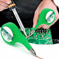 Miniatyrbillede 3 af 5: Afsugningsvæge, loddefjernelsesværktøj, afsugningsvæge lodde fletning, loddeværktøj med hjuldispenser til telefonreparationsværktøj (2 stk., 3.0