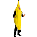 Miniatyrbilde 1 av 3: Gul voksen banankostyme - One Size