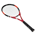 Pikkukuva 5 / 8: Hiilikuitutennismaila, erittäin kevyt tennismaila harjoitteluun, kilpailuun ja virkistykseen, punainen
