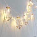 Miniatyrbillede 5 af 5: Twinkle Star 10 LED Geometriske Lysstreng Batteridrevet Varmt Hvid Rosenguld Dekoration til Indendørs Bryllupper Fester Soveværelser