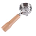 Pikkukuva 1 / 8: 58mm kahvasuodatin, yksiuuttoinen, massiivipuukahva, ruostumaton teräs, tee- ja kahvisuodatin, C1-tyyli, pyökki, alkuperäinen väri