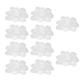 Miniatyrbild 4 av 8: 200 st Transparent Badge Film Skyddande Klar PVC Multi Purpose Badge Knappfilm för Craft DIY Skydd 32MM