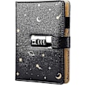 Miniatyrbillede 1 af 4: 2024 The Gift, Læder Journal med Lås, Genopfyldelig Papirbinder Adgangskode Dagbog, Hemmelig A6 Skrive Hardcover Noteb Zekai
