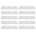 Miniatyrbillede 8 af 8: 10 stk. aluminium flad forbindelsesplade flad lige reparationssamlingsplader 4040-3 hul