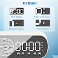 Pikkukuva 2 / 5: LED Digitaalinen herätyskello FM-radiolla ja Bluetooth-kaiuttimella