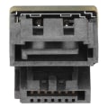Miniatyrbillede 6 af 8: SATA 7-pin interface modsat retning 180 grader multilayer kredsløbskort 6 Gb tabsfrit ABS bundkort SATA 7 pin adapter