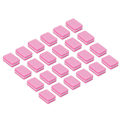 Miniatyrbild 7 av 8: 30st Mini Nail Buffer Professionell Bärbar Hemsalong Nagelputsning Slipblock Manikyr ToolPink