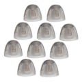 Miniatyrbillede 6 af 8: 10 stk Høreapparater Dome Bløde åbne kupler Sorte lag erstatninger Øreprop til ældre Hørehæmmede menneskerSmå 5mm/0.19in