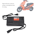 Miniatyrbilde 6 av 8: 72V 20AH 2,5A lader med indikatorlys for elsykkel elektromobil 220V CN