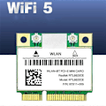 Miniatyrbillede 2 af 5: RTL8822CE WiFi-kort+Antenne 1200Mbps 2.4G+5Ghz 802.11AC Netværk