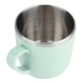 Miniatyrbild 5 av 8: Kolvar för vetehalm av rostfritt stål Vatten Kaffe Juice Mjölk Mugg (grön)
