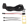 Miniatyrbillede 2 af 8: PC-strømafbryder, blå mekanisk tast med baggrundsbelysning, plug and play, PC-strømknap til stationær computer, kontor, spil, grønt lys, 13,1 fod kabel
