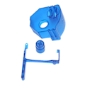 Miniatyrbilde 5 av 8: Fjernlagringskortmonteringssett Varmeavledning 3D-utskrift Lagringskortforlengeradapter for Dreamcast GDEMU Transparent Blå