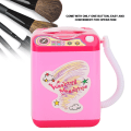 Miniatyrbilde 8 av 8: Minisimuleringsvaskemaskin elektrisk sminkebørstevaskemaskin (rosa)