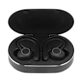 Pikkukuva 5 / 8: Bluetooth kuulokkeet vedenpitävät stereomelua vaimentavat langattomat nappikuulokkeet mikrofonin korvakoukulla ajamiseen Sports Travel Musta