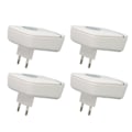 Miniatyrbilde 5 av 8: 4 STK Strømsparer Intelligent flammehemmende lavt forbruk strømspareboks for hjemmet 90‑240V EU-støpsel