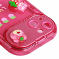 Pikkukuva 5 / 8: Phone case Silikoni Pehmeä peilijalusta Kirkas print Phone case nauhalla IOS:lle Rose Red IOS 13:lle