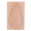 Miniatyrbillede 3 af 8: Træ Cookie Form Bøg Genanvendelig Vaskbar Biscuit Press Stempel Form til Køkken Bagning Fyrretræ Kogle
