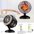 Miniatyrbild 2 av 3: 350w USB-driven Värmefläkt för Utrymmen Portabel Fläkt Snabb Uppvärmning Termostat Hem-B