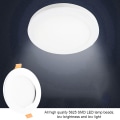 Miniatyrbilde 5 av 8: LED 7W Sensor Takinnfelt Panel Lys Menneskelig Kropp Bevegelsessensor Lys AC85‑265V