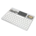 Miniatyrbild 5 av 8: Trådlöst Bluetooth-tangentbord Multifunktionellt akryltangentbord för Windows för Android för IOS Vit