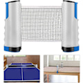 Miniatyrbillede 1 af 5: Bordtennisnet, justerbart udtrækkeligt net, ping pong-erstatningsnet, flytbart