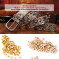 Pikkukuva 8 / 8: Kangas Crystal Inlay Rapid 7 mm niitit täplät cap DIY-nahka-askartelukoristeluun (nro 4)
