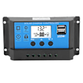 Miniatyrbild 3 av 8: 30A LCD solcellsladdningsregulator 12V 24V automatisk identifiering helt 4-stegs PWM-styrning