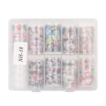 Miniatyrbild 1 av 8: Exquisite Nail Art Sticker Decals Star Sky Flower Pattern Transfer Sticker Manicure Tool18