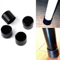 Miniatyrbilde 4 av 4: Sett med Silikon Runde Bord Stol Fot Ben Hetter Pad Svart Beskyttelsesdeksel Gulvbeskyttere 16 stk 19mm