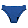 Miniatyrbillede 2 af 5: Leopard Print Sømløse Menstruationsundertøj - 4-lags Lækagesikker Hurtig Absorption Strand Bikini l blå