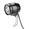 Pikkukuva 3 / 8: LED-alumiininen sähköpyörän etuvalo ja äänitorvi 2-in-1-sarja (musta)