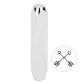 Miniatyrbilde 1 av 8: 6 mm 1/4 tommers karbonstål design stempel stansestempel verktøy for DIY lær tre smykker håndverk pil