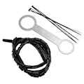 Miniatyrbillede 1 af 8: Elcykelkonverteringssæt Installationsværktøjsnøgle til Bafang BBS01 BBS02 BBSHD Mid Drive Motor Kit